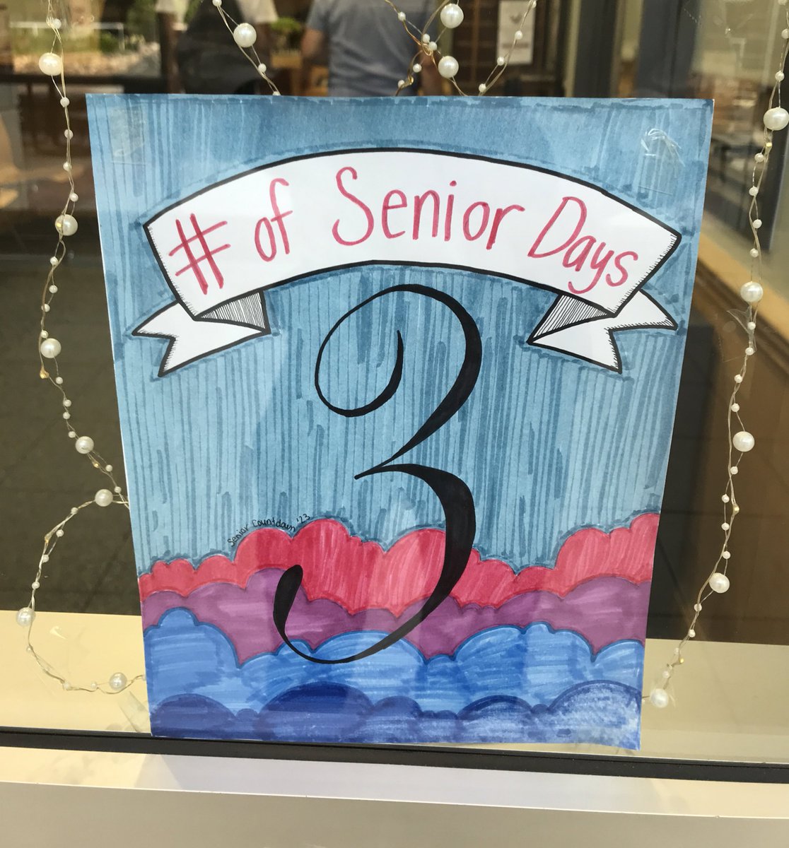 Three…more…days. #finishstrong and go out with PRIDE class of 2023!