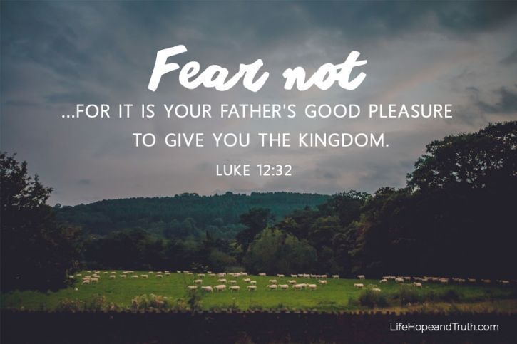 Fear not .. for it is your Father's good pleasure to give you the Kingdom. | #bible #quote #charity