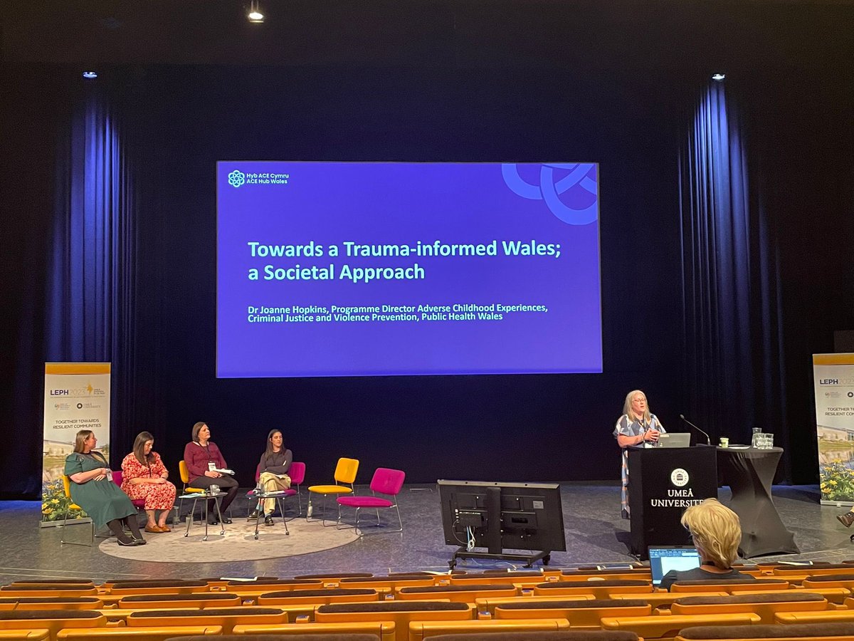 acehubwales's tweet image. Our Director @joanne_hopkins presenting next. 📣

Helping all individuals, communities, organisations and systems in Welsh society to understand behaviour and the impact of inequalities, social injustice and their experiences with trauma. @LEPH2023 #LEPH2023