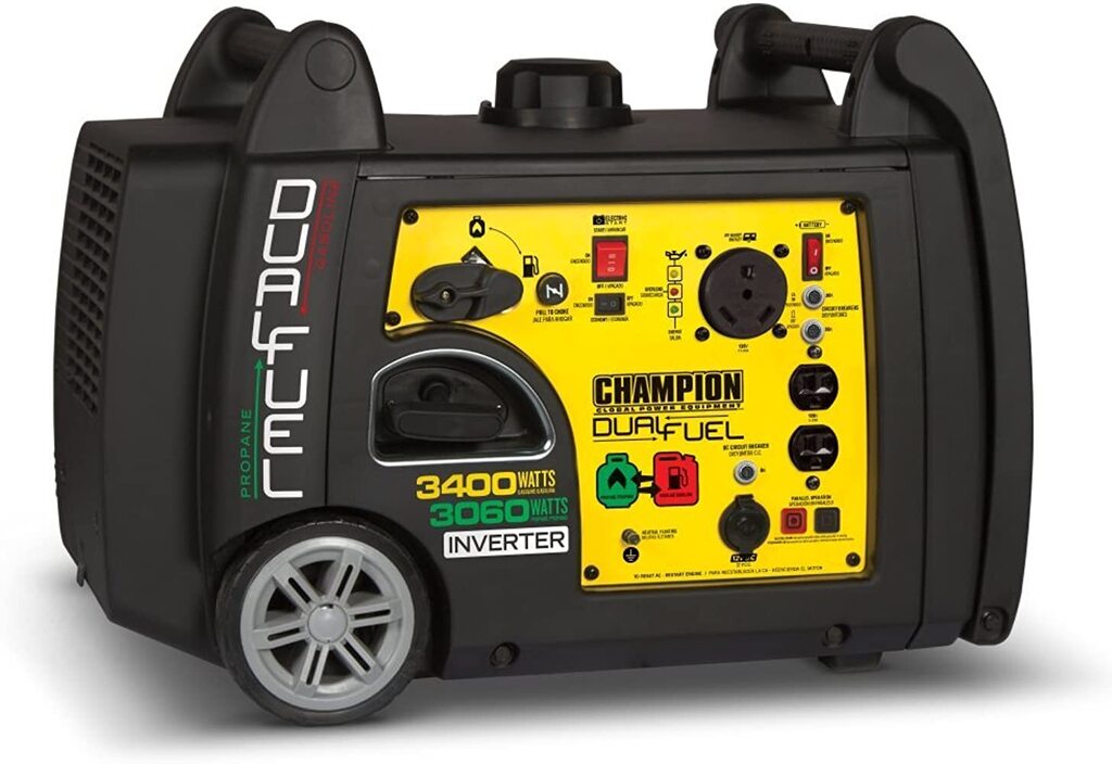 CaspianOdin's tweet photo. #Champion 3400-Watt Dual Fuel RV Ready #Portable Inverter #Generator with Electric Start https://t.co/u3ITvbyQUj https://t.co/pERwwinhKH