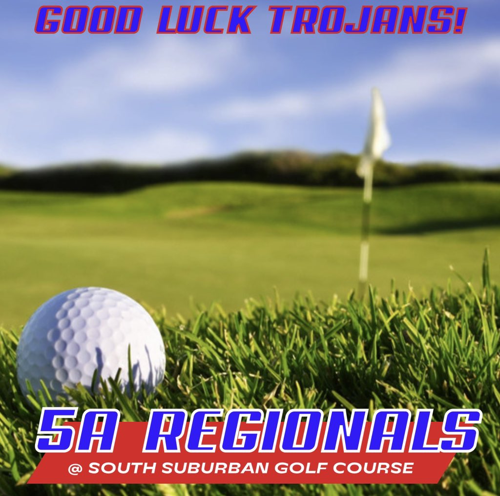 Girls’ Golf is at regionals today! Good luck Trojans! ⛳️ @CHSAA @FFC8schools @FfchsB @fountain_preps @gazettepreps