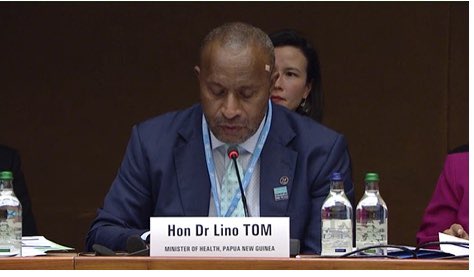 Excellent session Dr Lino Tom highlights challenges in #Pacific and #PNG investment in countries health workforce more than essential <a href="/PatConroy1/">Pat Conroy MP</a> @AusAmbRHS <a href="/DFATPNG/">DFAT PNG</a> <a href="/AusHCPNG/">Australian High Commission, Papua New Guinea</a>