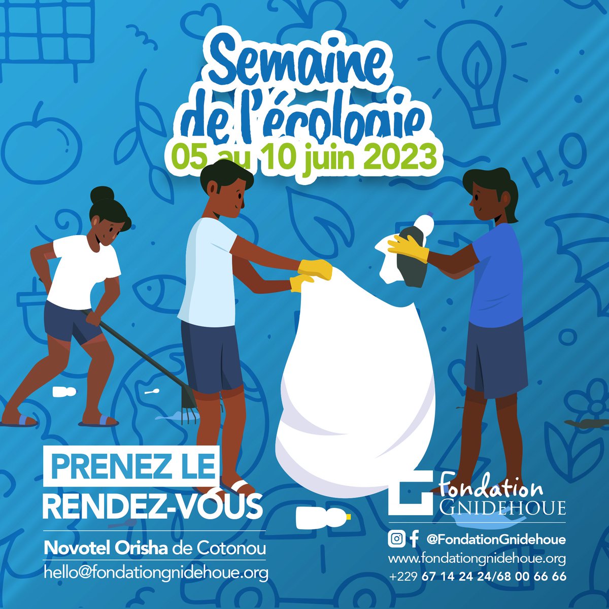 Rejoignez la #SemaineEco2023 du 5-10 juin 2023. Combattons la pollution plastique ensemble et proposons des solutions durables pour un monde plus vert. 💪🌍

#EcoResponsable #StopPlastique Cc @EmmanuelGanse @BaguiriDine @ecobloge