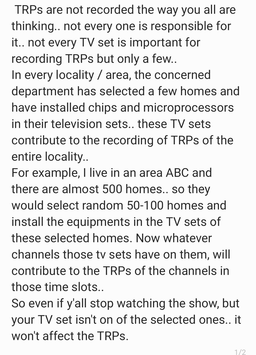 Marioo ️ 💫 on Twitter "Y'all talking abt TRPs w/o knowng the process