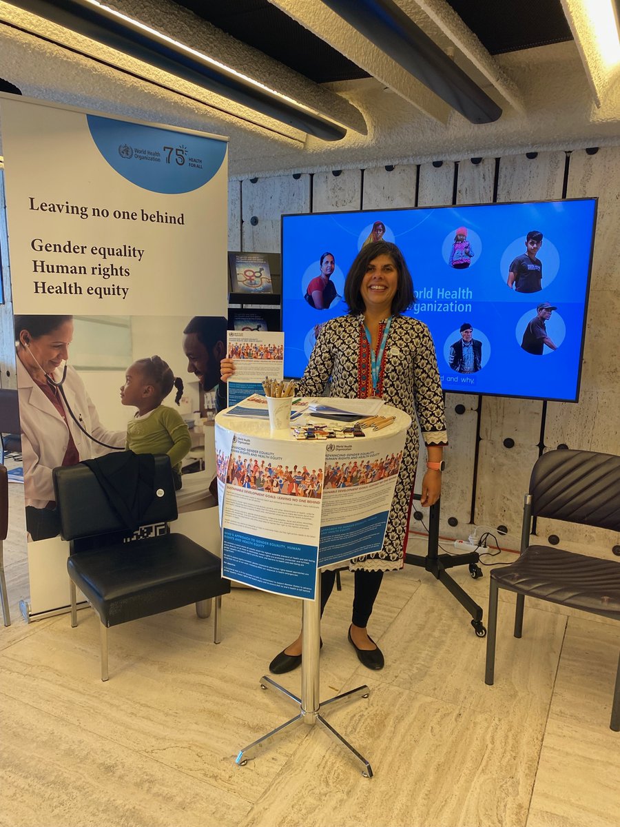 Erin Kenney (@emkkme) on Twitter photo Are you at #WHA76 this week?
Be sure to visit our booth and learn all about how <a href="/WHO/">World Health Organization (WHO)</a> is committing to #GenderEquality, #HumanRights & #HealthEquity in its work.
#HealthForAll Are you at #WHA76 this week?
Be sure to visit our booth and learn all about how <a href="/WHO/">World Health Organization (WHO)</a> is committing to #GenderEquality, #HumanRights & #HealthEquity in its work.
#HealthForAll