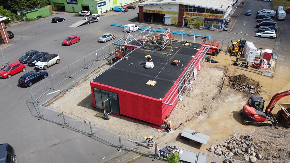 Hamst on Twitter "The new StarbucksUK drivethru being built at the