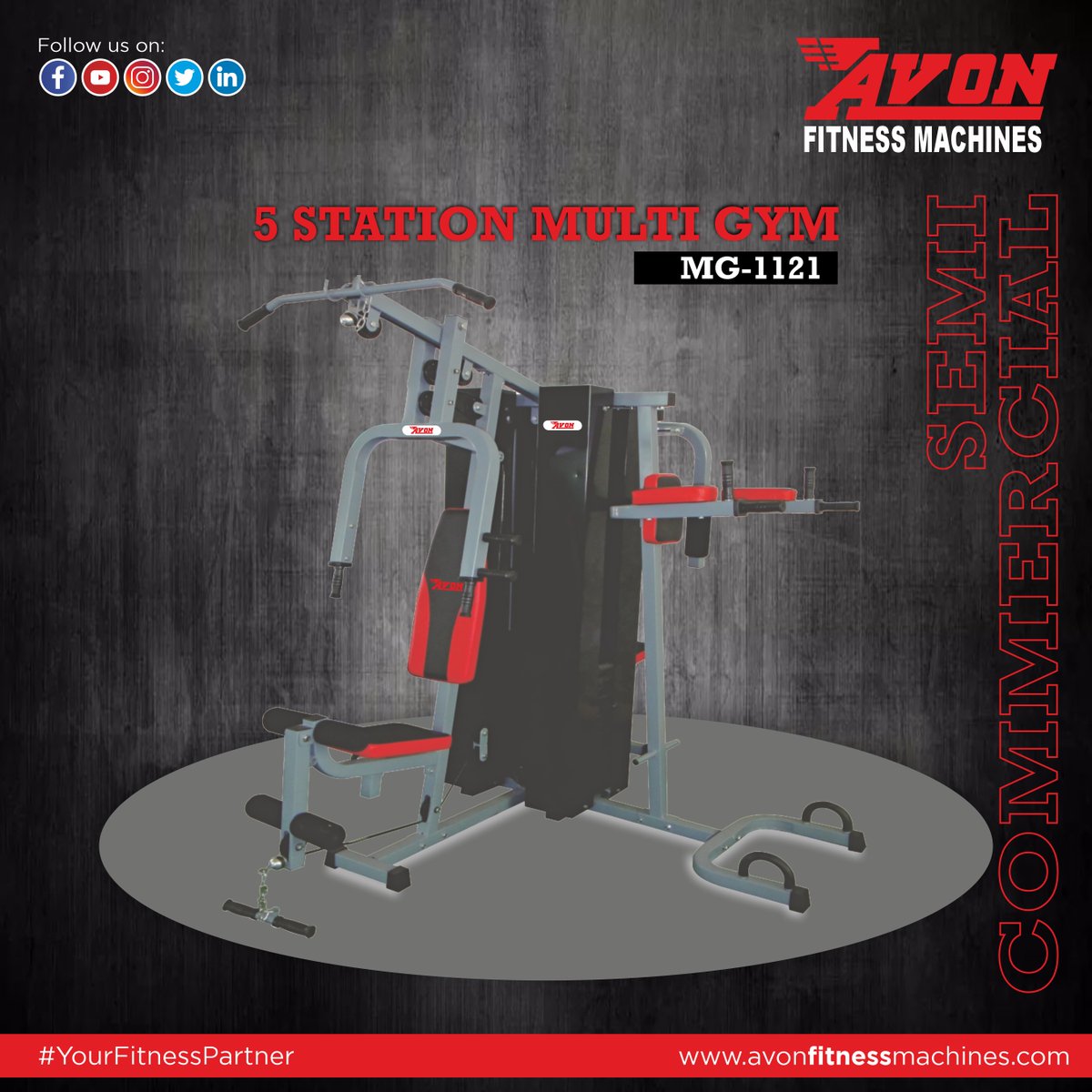 Your upper body defines your overall personality. Keep it strong with Avon fitness equipment's.
#YourFitnesssPartner #chestpress #exercising
#workoutmotivation #workoutspecialist
#workoutroutine #fitnessinfluencer #fitnessismylife
#fitbody #cardioworkout #fitnessvideos