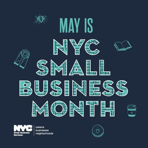 NYC is celebrating small businesses all month long! To learn more about free services available to help small businesses and jobseekers, visit buff.ly/3qNWXga or call 888-SBS-4NYC