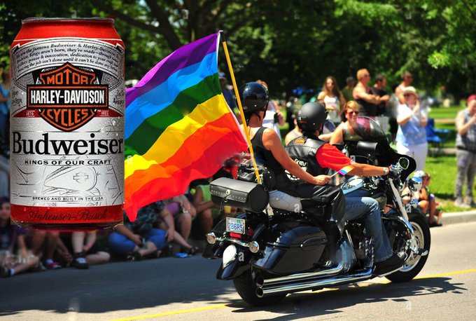 #BUDWIESER Declares war on their customer base with #HarleyDavidson as the muscle. #HOG  has ridden in<a href="/tag/budwieser"class="tags">#BUDWIESER</a><a href="/tag/harleydavidson"class="tags"><span>#harleydavidson</span></a><a href="/tag/hog"class="tags"><span>#hog</span></a>