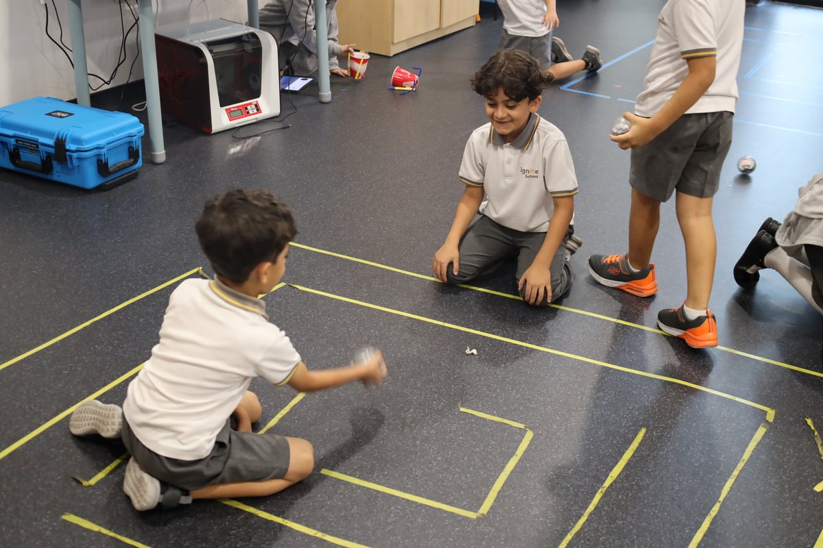 Sphero robots provide a hands-on and interactive way for Elementary students to learn coding. They can explore programming concepts and develop computational thinking skills from an early age!

#Ignite #dubaischools #UAE2space #stem #coding #sphero #technology
