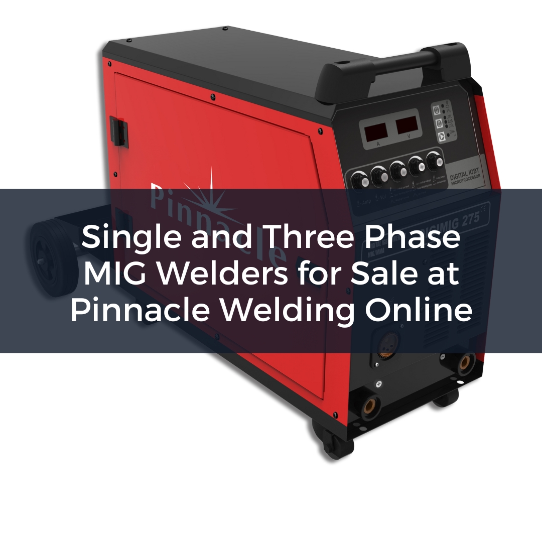 Elevate your welding game with top-quality MIG welders at #PinnacleOnline. Single to three-phase, our welders offer unmatched performance &amp; durability. Trust #TheWeldingShop for all your welding needs. Upgrade your welding potential! #MIGWelders - bit.ly/3fsGpJ5