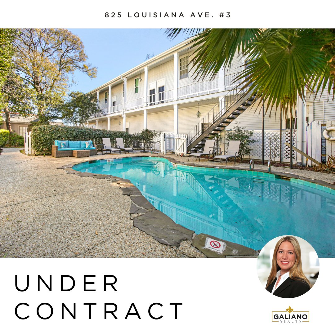 We're so proud of our team and all their hard work 🔐

#nolarealestate #neworleansrealestate #realestate #undercontract #justsold #neworleans #galianorealty #neworleanshomes