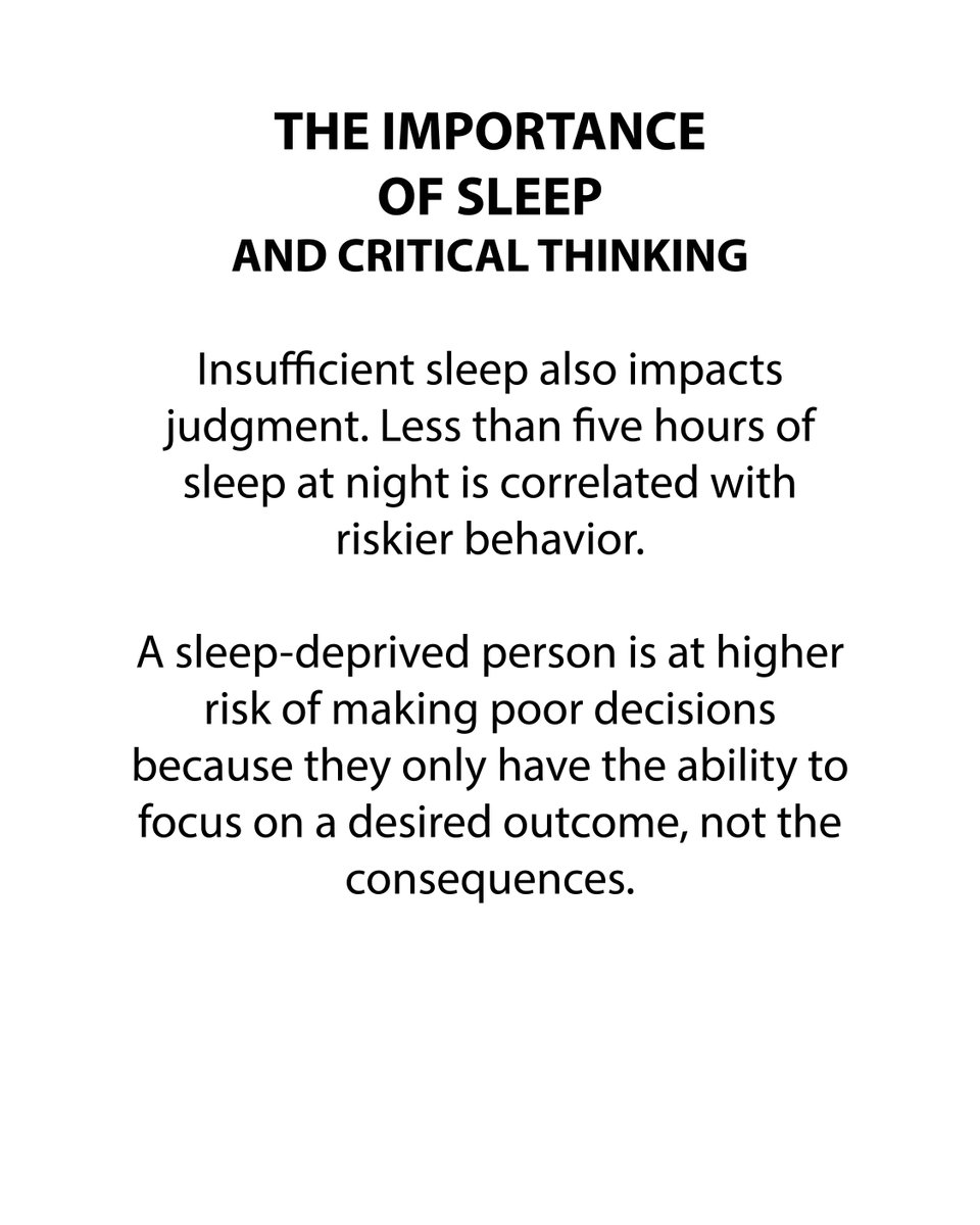 SleepOnGreen's tweet image. The importance of sleep and critical thinking.

#criticalthinking #mentalfunction #importanceofsleep #health #betterhealth #hypoallergenic #green #allnatural #pillow #mattress #sleep #cocofiber #healthyliving