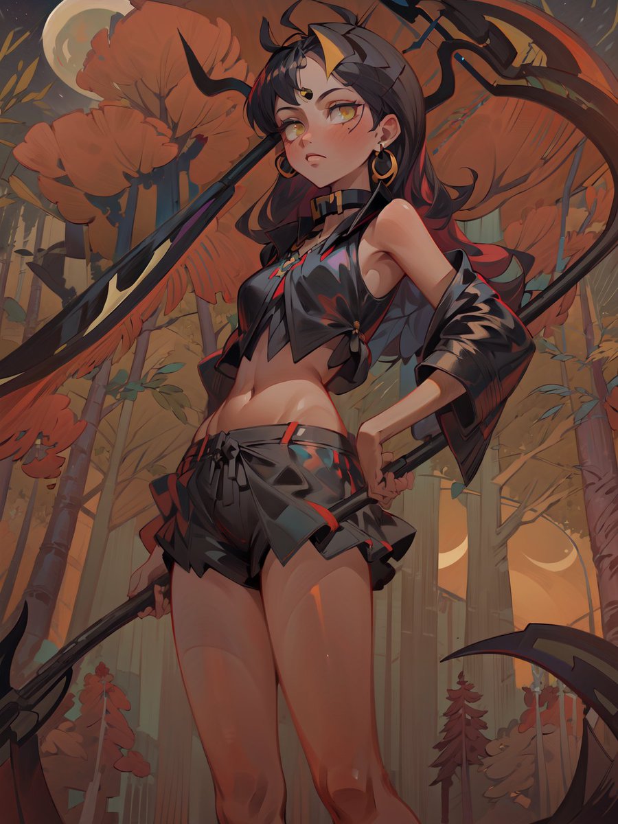 The Ink Witch, for <a href="/lichtxAI/">Lichtx - Commissions in DM! 🔞</a> 's #ScytheGirlChallenge.

#LSES_AI
