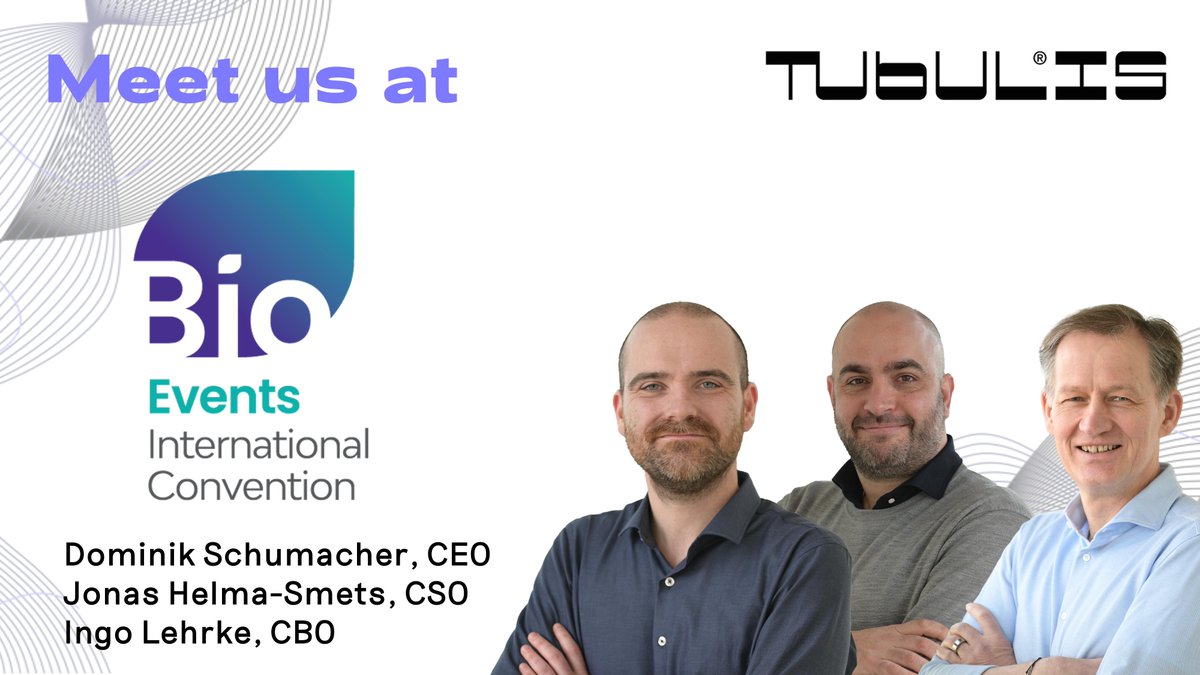 Join the Tubulis team in Boston for #BIO2023. With the recent momentum in the #ADC space, we are looking forward to connecting with industry partners &amp; the investor community to share the potential applications of our candidates for the future of #cancer treatment.