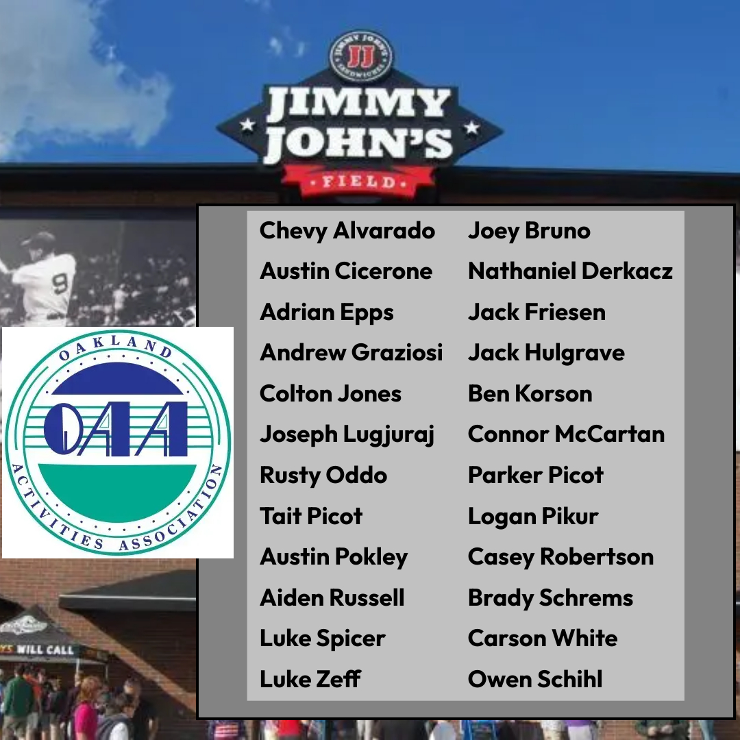 Congratulations to our 2023 OAA All-Star representatives. Outstanding group of young men, tremendous amount of talent on this roster!