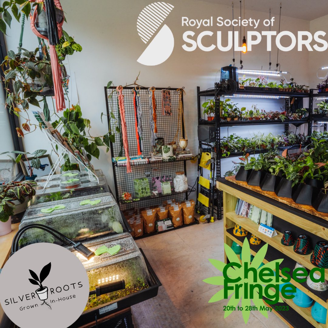 Just a few days to go until our Soil Science 101 Workshop with sustainable houseplant retailer Silver Roots. Learn with expert soil scientists and discover how to create the perfect soil blends for your plants🪴
ow.ly/1vM350OnXza

<a href="/ChelseaFringe/">Chelsea Fringe</a> 
#chelseafringe #houseplants