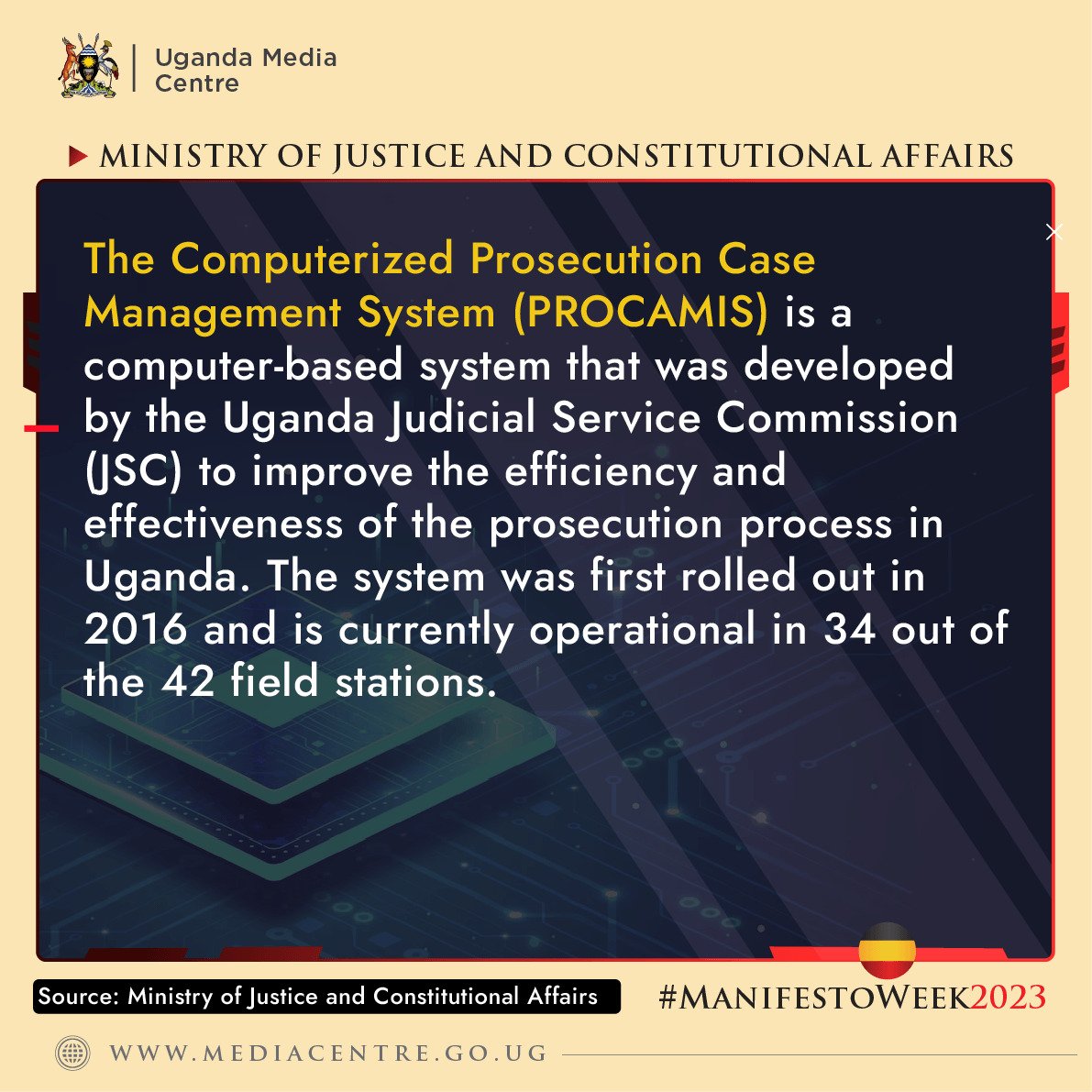 Uganda Media Centre on Twitter "The Computerized Prosecution Case Management System (PROCAMIS