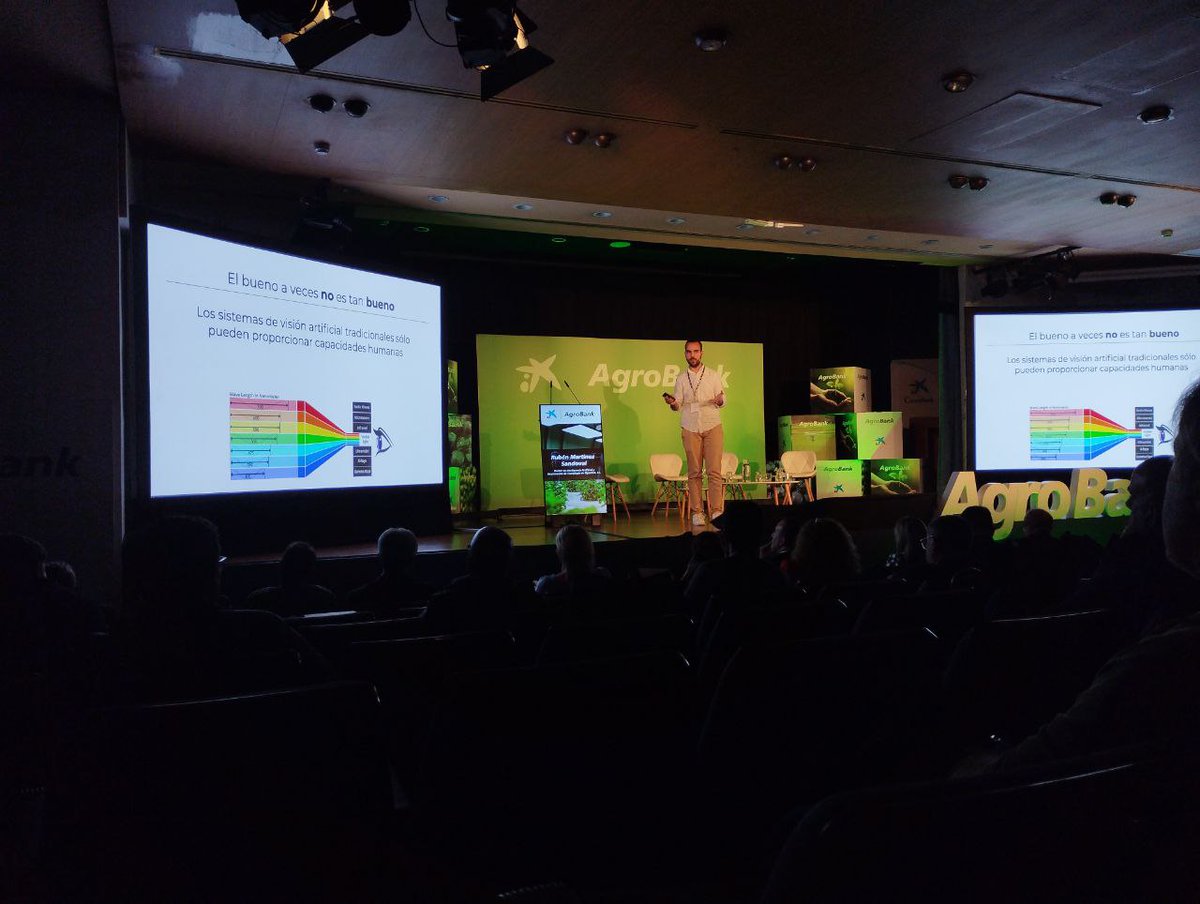 👉 Nuestro CTO, Rubén Martínez Sandoval de Biyectiva, en la Jornada <a href="/AgroBank_CABK/">AgroBank</a> en Murcia.

Nos hablará sobre cómo la #IA puede impulsar soluciones innovadoras en el sector #agroalimentario.

#AgroEvents #JornadaAB