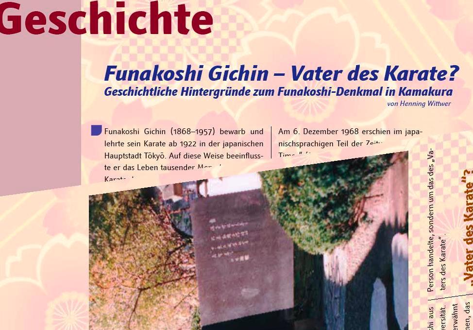 Gibukai's tweet photo. Mein Artikel "Funakoshi Gichin - Vater des #Karate?" wurde in der neuen Ausgabe des Karate-Magazins "Toshiya" (Edition 97) veröffentlicht. https://t.co/HkogY5Mwwy