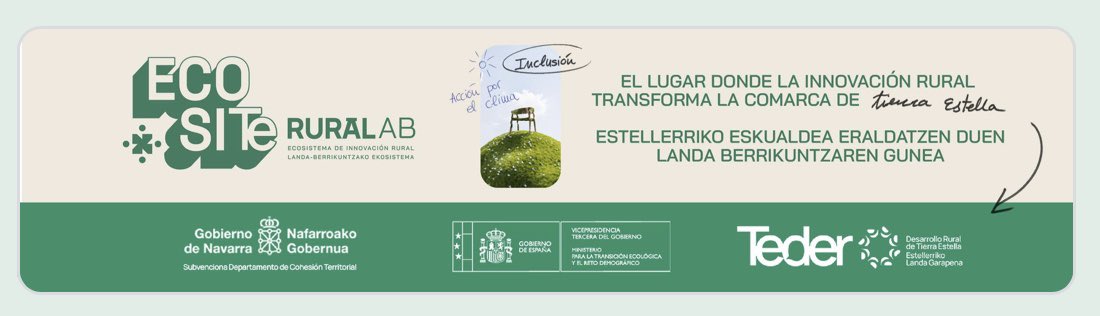 Unidad de Innovación Social Navarra (@uis_navarra) on Twitter photo Descubre 𝐄𝐜𝐨𝐬𝐢𝐭𝐞 𝐑𝐮𝐫𝐚𝐋𝐚𝐛
29/05 : ABÁRZUZA
30/05: BARGOTA
31/05: LERIN
01/06: ESTELLA
Inscripciones: docs.google.com/forms/d/1hO0X5…
<a href="/TierraEstella_/">Tierra Estella Turismo Lizarraldea</a> @realidadsoc_na Descubre 𝐄𝐜𝐨𝐬𝐢𝐭𝐞 𝐑𝐮𝐫𝐚𝐋𝐚𝐛
29/05 : ABÁRZUZA
30/05: BARGOTA
31/05: LERIN
01/06: ESTELLA
Inscripciones: docs.google.com/forms/d/1hO0X5…
<a href="/TierraEstella_/">Tierra Estella Turismo Lizarraldea</a> @realidadsoc_na