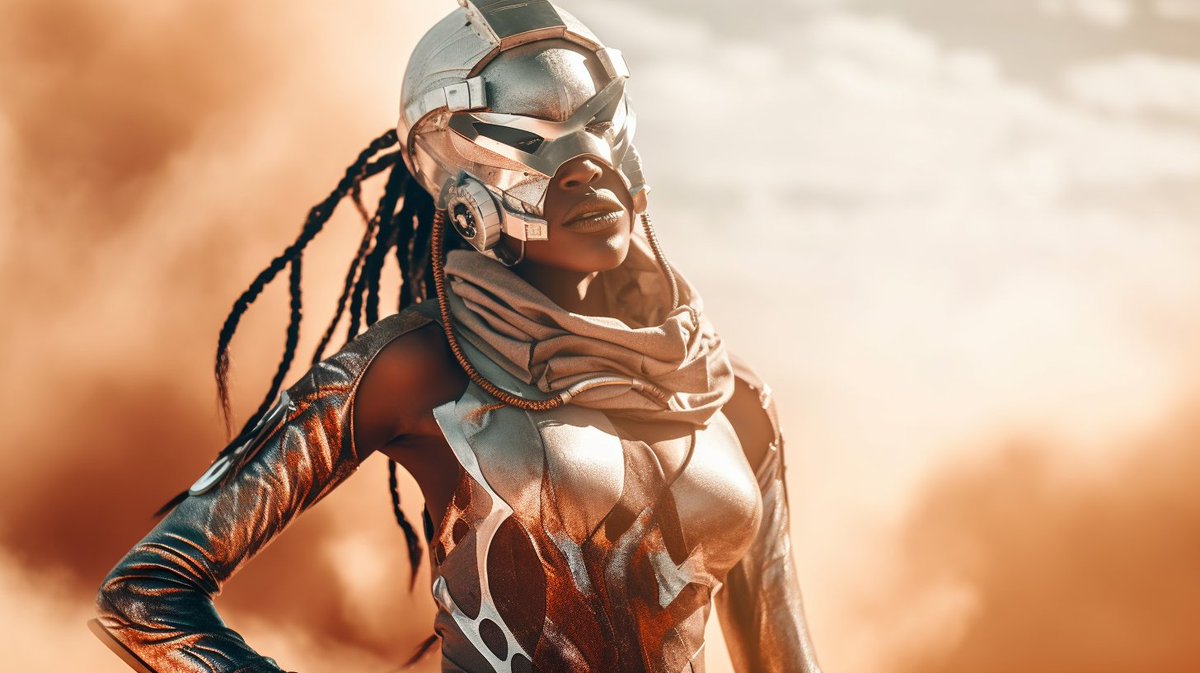 joniel's tweet image. GM!

Spacesuits had everyone buzzing yesterday. I couldn&apos;t help but dream all night about these future astronauts with African tribe vibes. The future just got an extra spice of adventure! I bet they&apos;d look amazing on @SonequaMG .✨🚀 #TribalInspiration #FutureExplorers&quot;