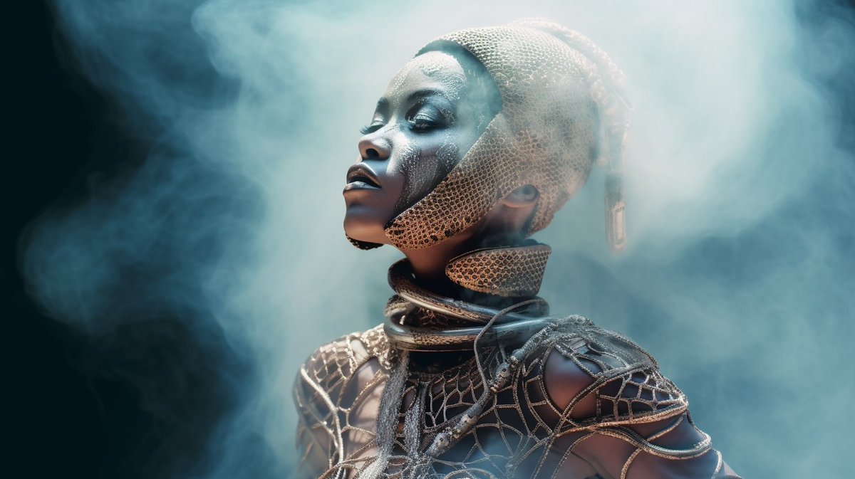joniel's tweet image. GM!

Spacesuits had everyone buzzing yesterday. I couldn&apos;t help but dream all night about these future astronauts with African tribe vibes. The future just got an extra spice of adventure! I bet they&apos;d look amazing on @SonequaMG .✨🚀 #TribalInspiration #FutureExplorers&quot;