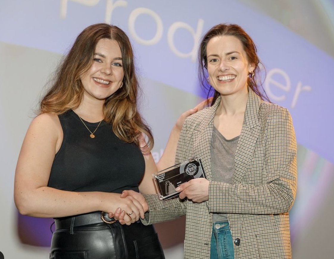 We are  delighted that Mia Mullarkey was awarded "Best Emerging Director" for  Safe as Houses and that Claire Mc Cabe picked up "Best Emerging  Producer" at the EDAs Ireland.

Congratulations to all the other nominees and thanks to the jury of the <a href="/EDAIRELAND_/">EDA Ireland</a>