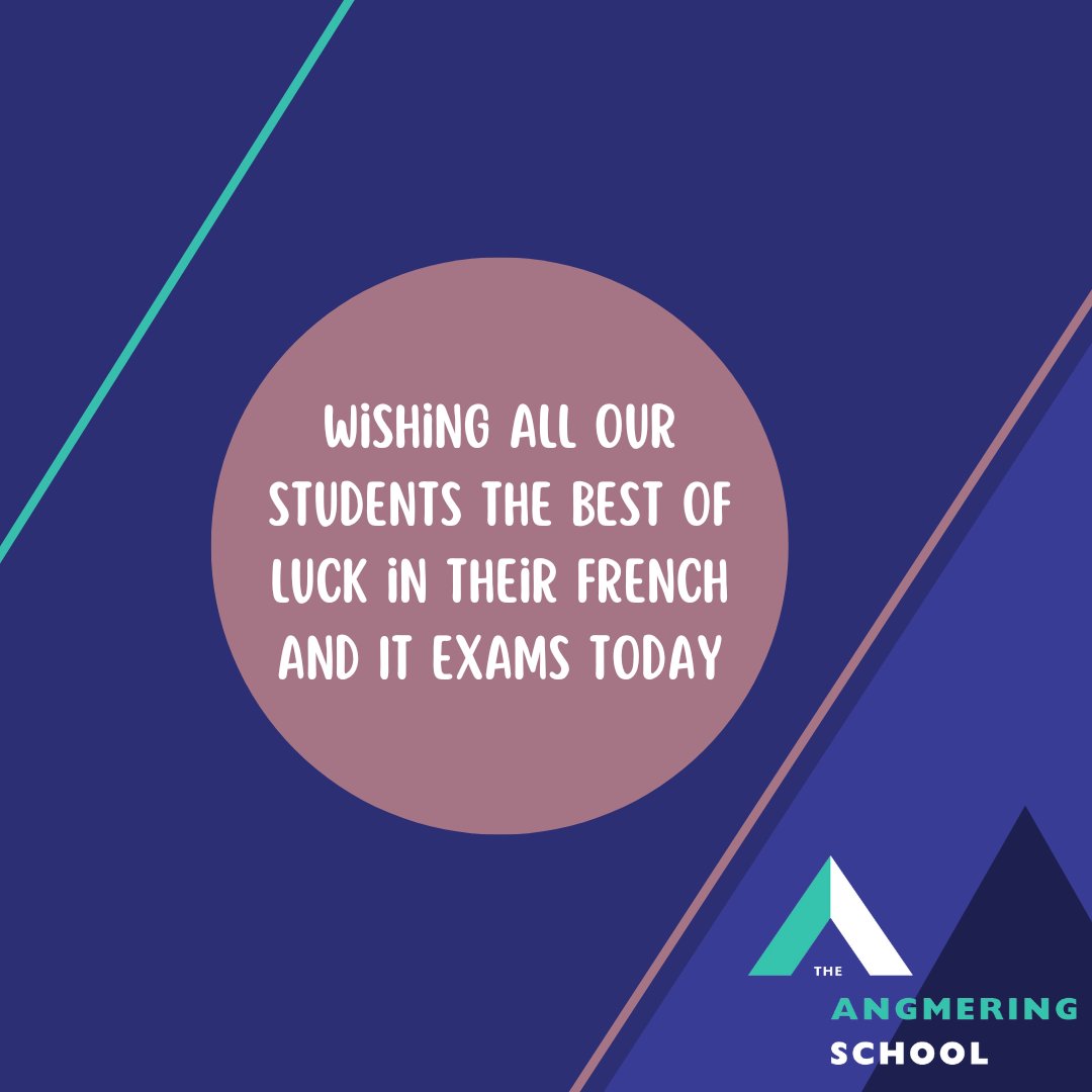 📝 Wishing our Students the best of luck in their French and IT exams today.  📝
"Believing in yourself is the first secret to success" 
#examseason2023
