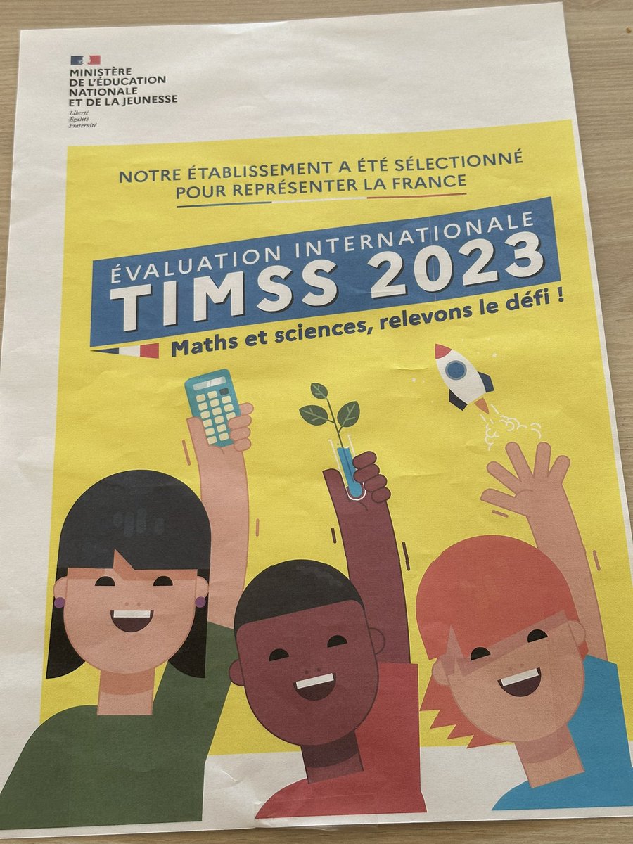 NatachaChicot's tweet image. #TIMSS_2023 c’est parti pour le @CollegeSlv avec 26 élèves de 4ème qui représentent la France comme près de 5000 autres collégiens ! Des élèves bien accompagnés par une équipe d’enseignants motivés.  RDV dans quelques mois pour les résultats !