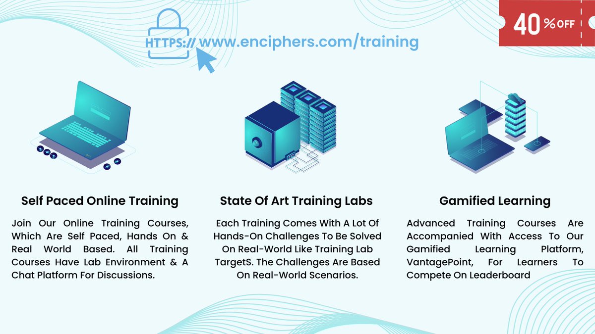 kanika_enc's tweet image. Unlock your full potential with #Enciphers Training! 🚀 Discover cutting-edge courses &amp;amp; elevate your skills in #cybersecurity. 📚💡 Join the ranks of industry experts &amp;amp; stay ahead in today&apos;s digital landscape. Don&apos;t miss out, enroll now!
👉enciphers.com/training
#MobileSecurity