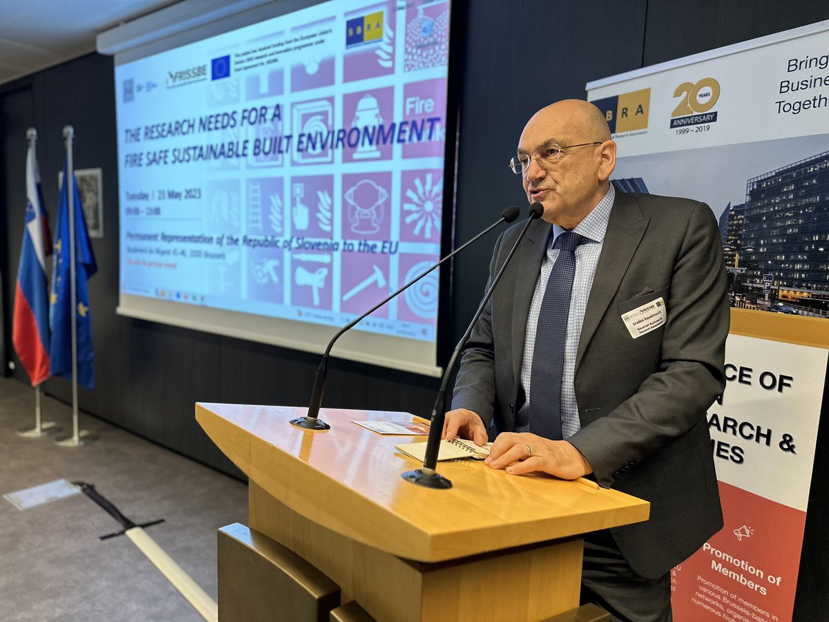 SBRA Brussels (@sbrabruselj) on Twitter photo THE #RESEARCH NEEDS FOR A #FIRE SAFE #SUSTAINABLE BUILT ENVIRONMENT is underway at the <a href="/SLOtoEU/">Slovenia to the EU</a>! Presentations from <a href="/EU_Commission/">European Commission</a>, @SFPE_Inc, <a href="/ugent/">UGent</a>, <a href="/ucl/">UCL</a>, <a href="/ZAG_Slovenia/">ZAG</a> & more! <a href="/dr_drasko/">Drasko Veselinovic</a>, Jose Torero (<a href="/CEGE_UCL/">CEGE UCL</a>), Jomaas Grunde moderating! <a href="/ERRINNetwork/">ERRIN Network</a> @FireSafeEU <a href="/Efectis_OV/">Efectis Ventilation</a> THE #RESEARCH NEEDS FOR A #FIRE SAFE #SUSTAINABLE BUILT ENVIRONMENT is underway at the <a href="/SLOtoEU/">Slovenia to the EU</a>! Presentations from <a href="/EU_Commission/">European Commission</a>, @SFPE_Inc, <a href="/ugent/">UGent</a>, <a href="/ucl/">UCL</a>, <a href="/ZAG_Slovenia/">ZAG</a> & more! <a href="/dr_drasko/">Drasko Veselinovic</a>, Jose Torero (<a href="/CEGE_UCL/">CEGE UCL</a>), Jomaas Grunde moderating! <a href="/ERRINNetwork/">ERRIN Network</a> @FireSafeEU <a href="/Efectis_OV/">Efectis Ventilation</a>