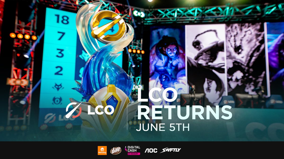 📆 Mark your calendars! Big things are happening at the #LCO as we prepare to shake things up for Split 2 starting on June 5th!

Read more: esl.gg/lco2023split2