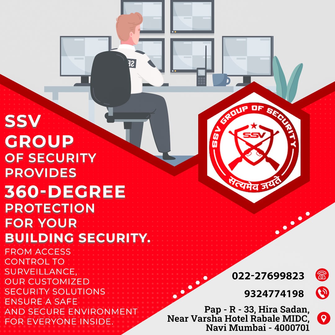 ssv_media2001's tweet image. Your Safety, Our Priority: Trust SSV Group of Security for Comprehensive Building Security Solutions.

Call us for more information: 022-27699823, 9324774198

#ssvgroupofsecurity #BuildingSecurity #PropertyProtection #SafetyFirst #SecurePremises #24x7Security