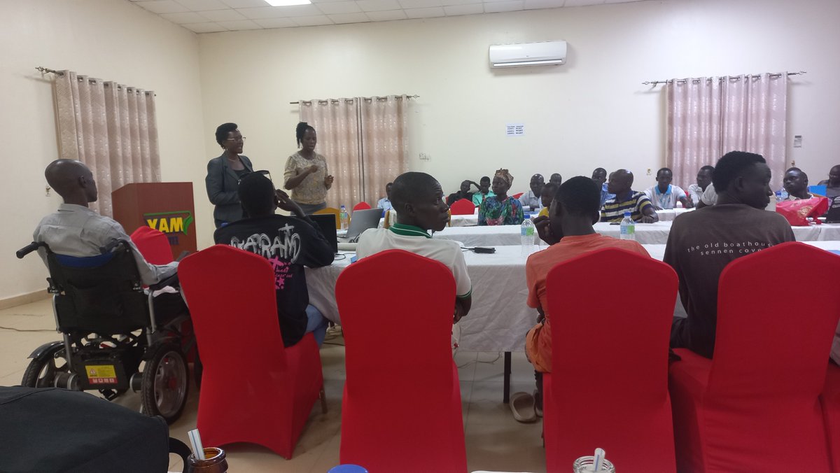 Male Engagement is integral to #GBVPrevention

WART in partnership with @KFUKKFUMGlobal  launched a 10 days' Positive Masculinity Training targeting young men with disabilities in Juba, Yam Hotel. 

The launch was graced by the presence of the #MGCSW and @SwissDevCoop