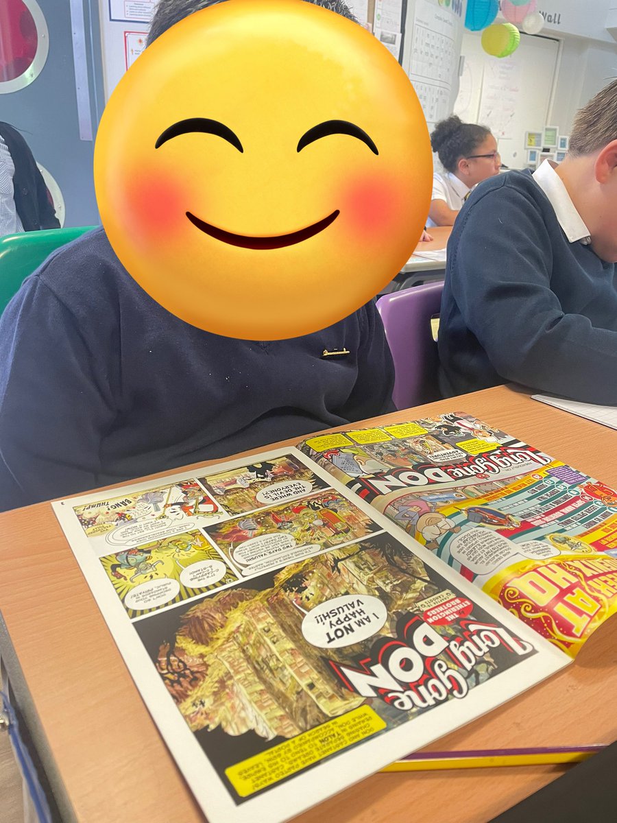 Y6S_CCPS's tweet photo. Thank you Mrs Taylor ( @3_4Tcps ) for our gorgeous, new comic books!
We have some very excited readers this morning 😍
#CroxtethReading #ReadingCroxteth https://t.co/5dBToqBHYv