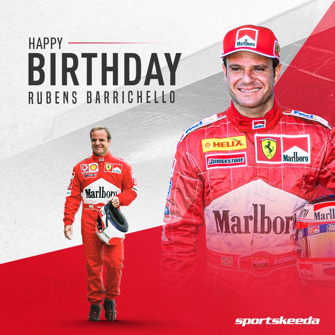 Rubens Barrichello turns 5  1  today, wishing him a happy birthday!   