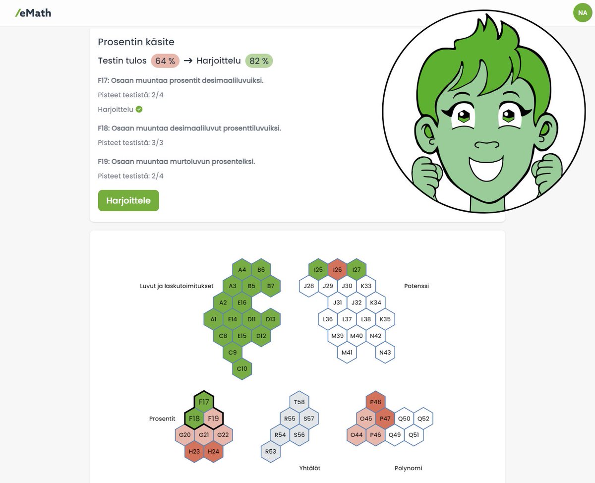 Osaatko laskea prosenttilaskuja? 
Testaa ja harjoittele prosenttilaskentaa yhdessä virtuaalisen tutorin, Gemman kanssa. Klikkaa linkkiä ja kokeile! gemmatutor.com
#AI #virtualtutor #math #matematiikka #oppiminen #tekoäly
