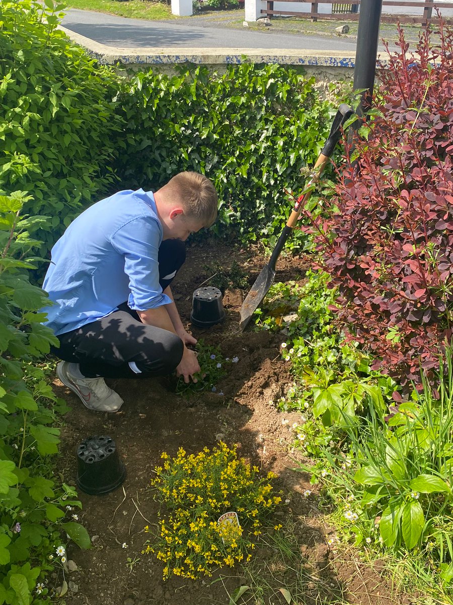 Our students hard at work getting ready our Metre of Meadow <a href="/Take1_Programme/">Take 1 Programme</a> <a href="/ETBIreland/">ETBI</a> <a href="/lw_etb/">Longford & Westmeath ETB</a> #maydayforsustainability #sustainability #etb_sdgs