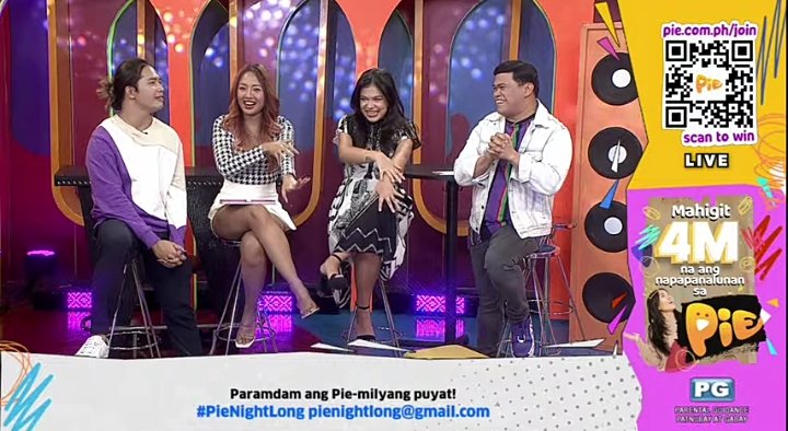 iambteves's tweet photo. Happy 1st Pieniversary Pie Channel ! More years to come! Nakaka miss ang mga OG PIEmilyang Puyat hosts. @iampieofficial @Karen_Bordador @heyimrenee and Aaron Maniego na walang twitter. #PIESTAPIENALOPIENIVERSARY #PieNightLong #PNL #PIEChannel https://t.co/YMmD0yM7yM