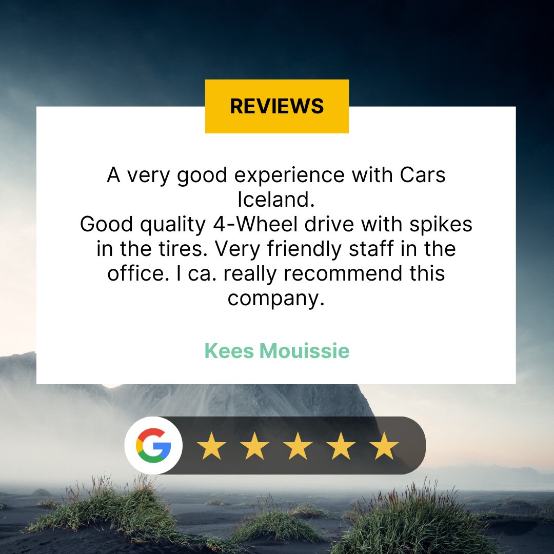 Cars Iceland - Car Rental in Iceland tweet media