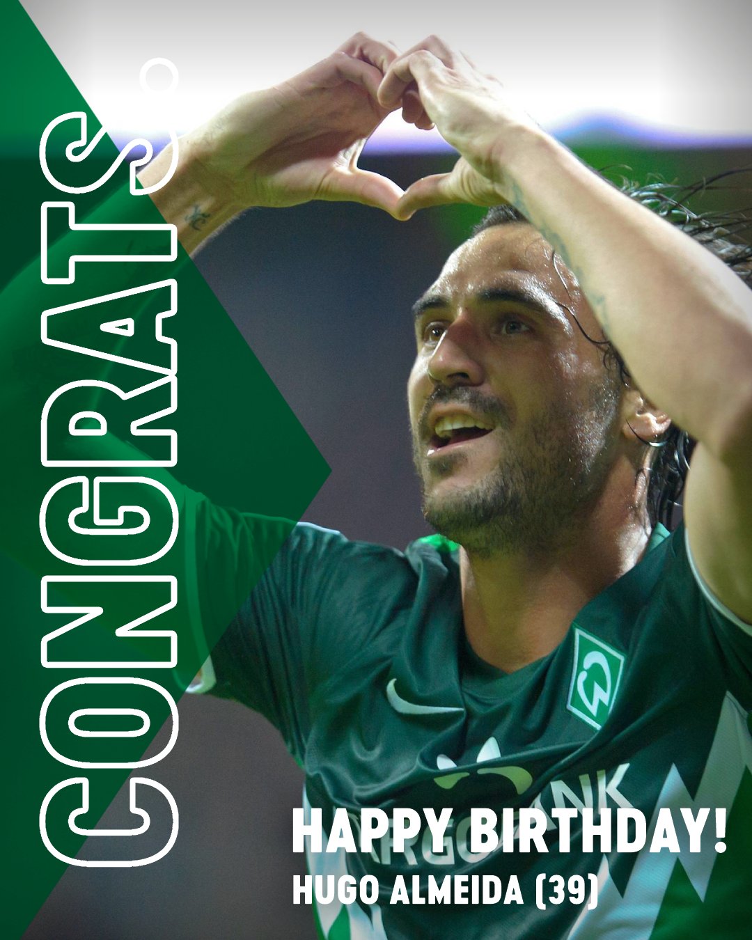 Happy 39th birthday, Hugo Almeida!  