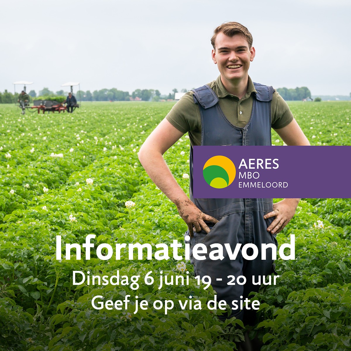Zit je nog met een aantal vragen over je studie of heb je net pas besloten dat je volgend jaar toch voor het mbo kiest? 
Op dinsdagavond 6 juni is onze laatste informatieavond voor aankomend studiejaar! Meld je aan via aeresmbo.nl/agenda/emmeloo…