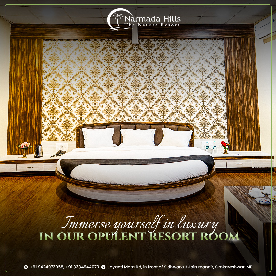 Awaken to awe-inspiring vistas and let your soul wander in the beauty of nature. #ScenicEscape #Nature'sCanvas

For Reservations :
Contact Now- +91 9424973958
Website - narmadahillsresorts.com

#InRoomDiningExperience #HotelLuxury #ComfortableStay #HotelConvenience #Guest
