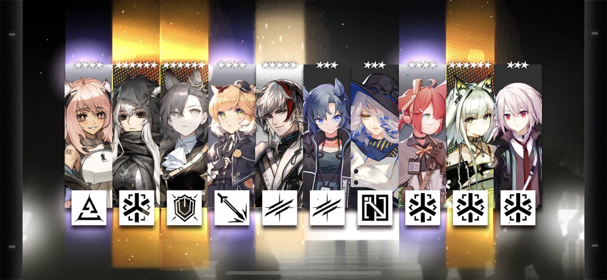 ThirdGolden's tweet photo. 300連　おしまい
＃アークナイツ https://t.co/flBGmBLBG7