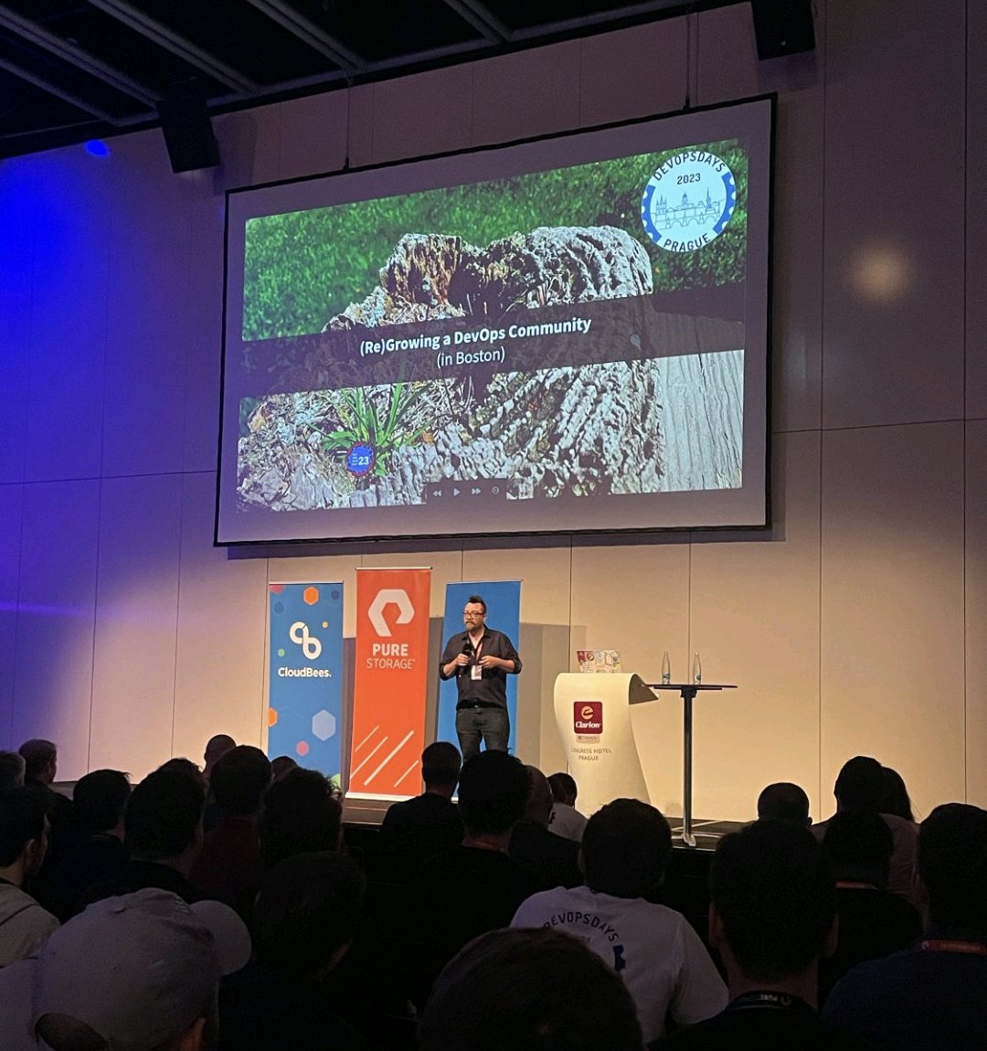 DevOpsDaysPrg's tweet image. Join the talk about &apos;Re-growing a #DevOps Community&apos; with @paulsbruce!👍
#devopsdaysprague