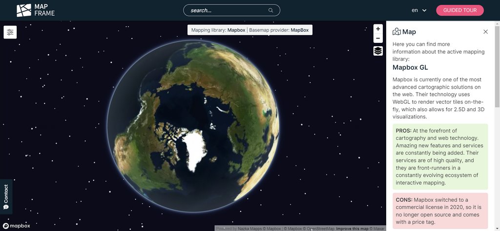 Working with interactive maps but not sure which mapping library to use?

In the Mapframe demo we highlight pros and cons of 4 different mapping libraries. Third one in the row: <a href="/Mapbox/">Mapbox</a>

Learn more at mapframe.be

#mappinglibraries #maps #InteractiveMaps