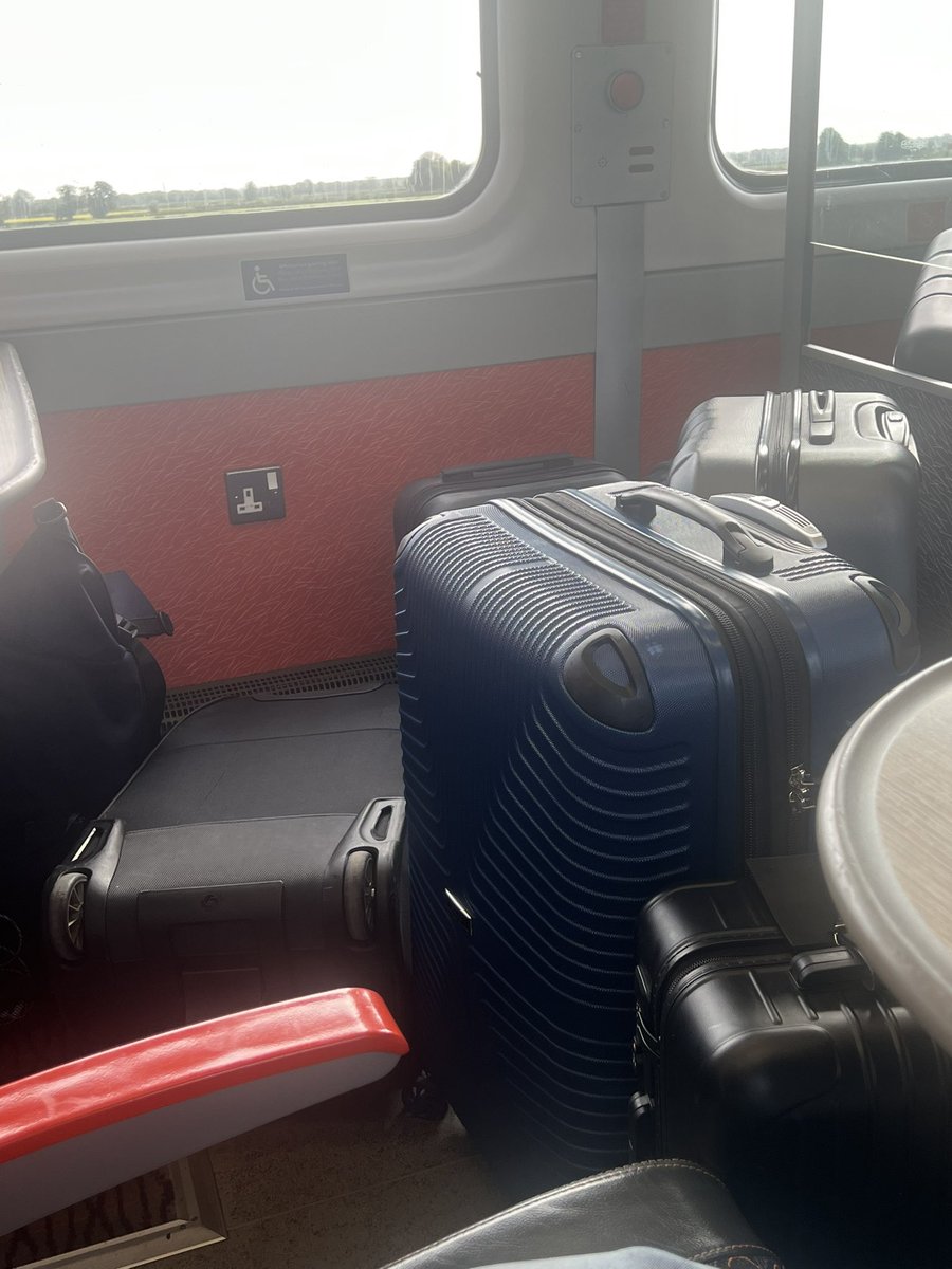 Frustrating morning. Train to London. Kindly asked a man not to place his suitcase behind my wheelchair as if I need to move/go to the loo, I can’t get out. He replied ‘well I’ll just move it when you need to go to the loo’. I explained this is the one dedicated area for…