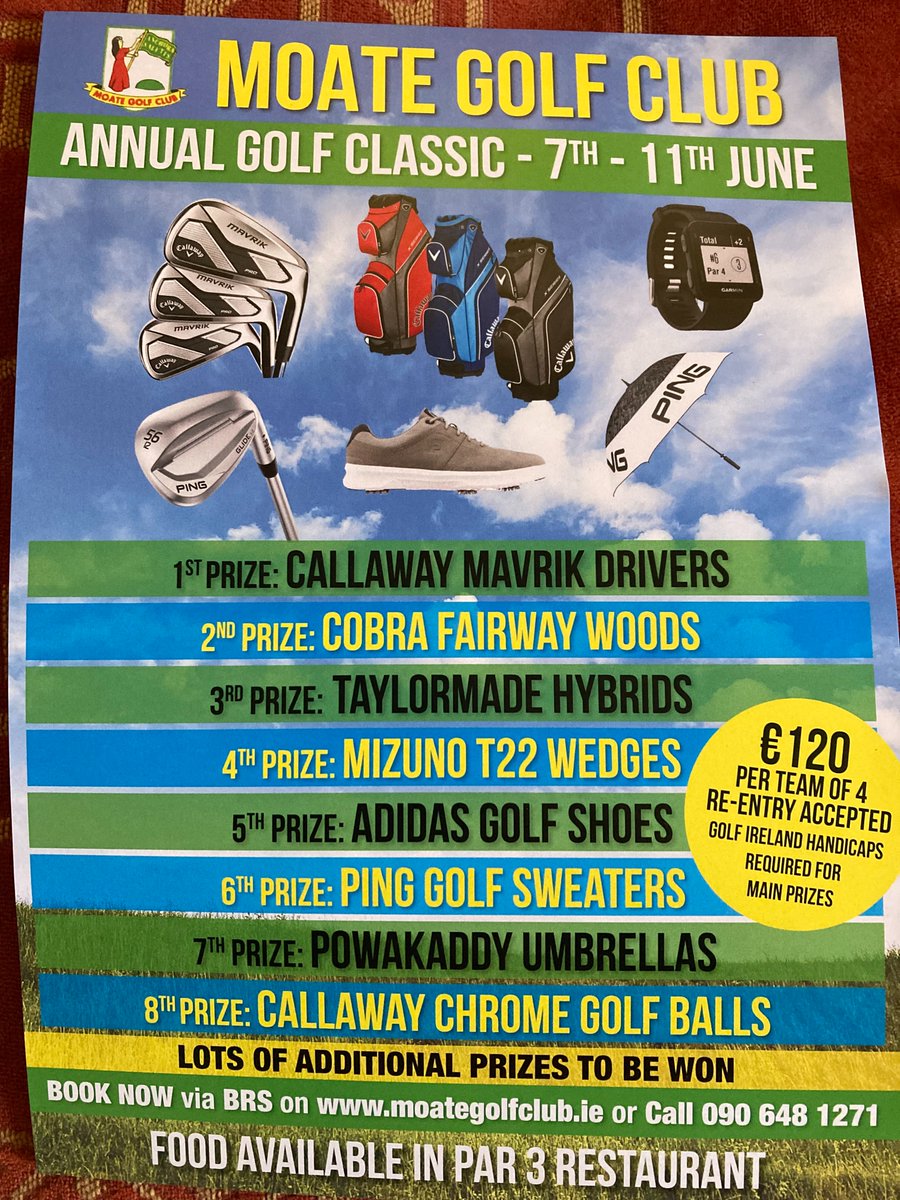 MOATE GOLF CLUB tweet media