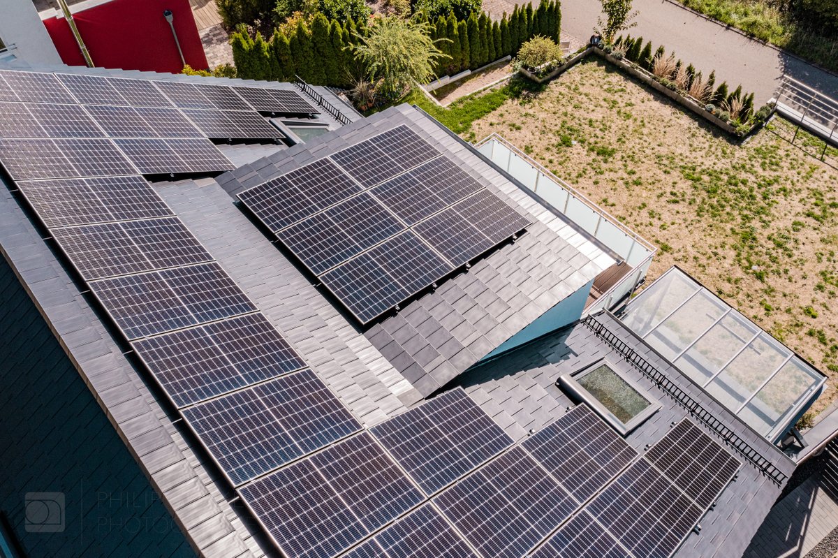 PhilipGunkel's tweet photo. Aerial photos of installed solar systems, for the Norwegian company @OtovoDE  at different locations in Germany, taken last year. https://t.co/x0Gzc4Yjln